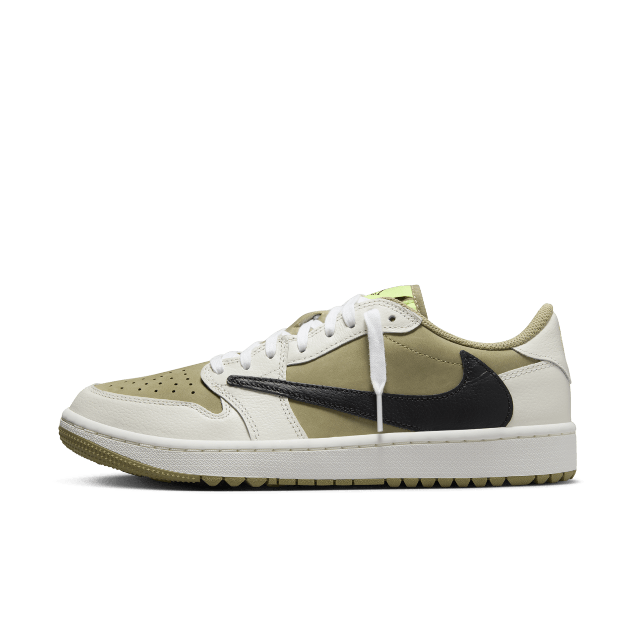 Air Jordan 1 Low Golf Travis Scott Neutral Olive FZ3124-200